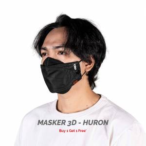 Masker kain 3D Huron 3ply BUY 1 GET 1 FREE