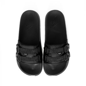 Sandal Slide On Wolv Black