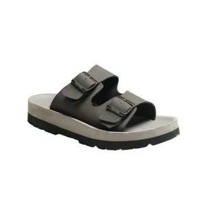 Sandal Slide Bueno Black Grey